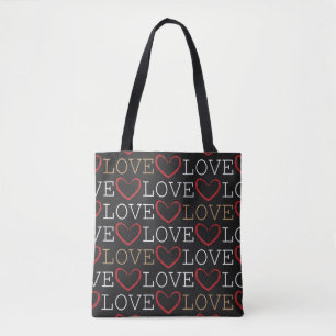 Bolsa Tote Saco do coração do AMVE
