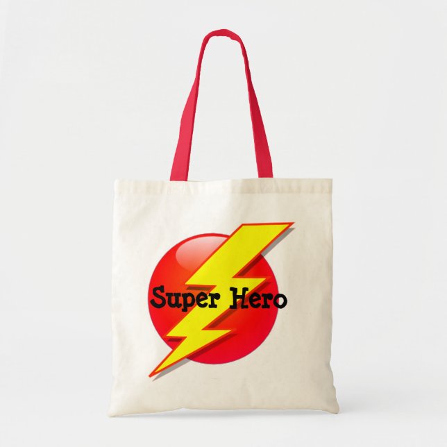 Bolsa Tote Saco do deleite do super-herói (Frente)