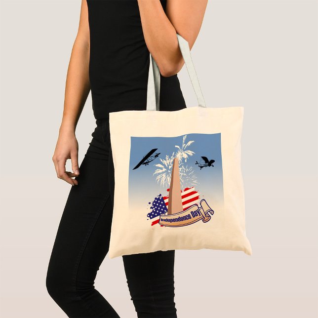 Bolsa Tote Saco do Dia da Independência (Criador carregado)