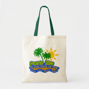 Bolsa Tote Saco do estado de ânimo de Puerto Rico - escolha