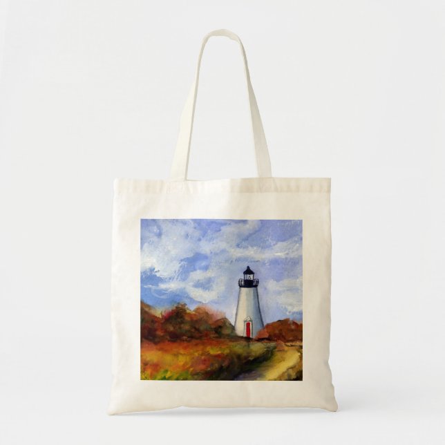 Bolsa Tote Saco do Farol de Cabo Poge (Frente)