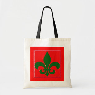 Bolsa Tote Saco do feriado da flor de lis
