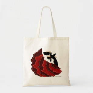 Bolsa Tote Saco do Flamenco da oficina do Liana