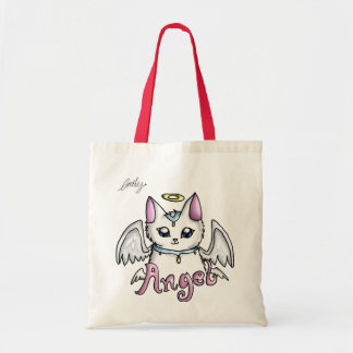 Bolsa Tote Saco do gatinho do anjo