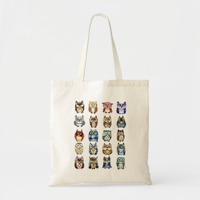 Bolsa Tote Saco do gato e das corujas (Frente)