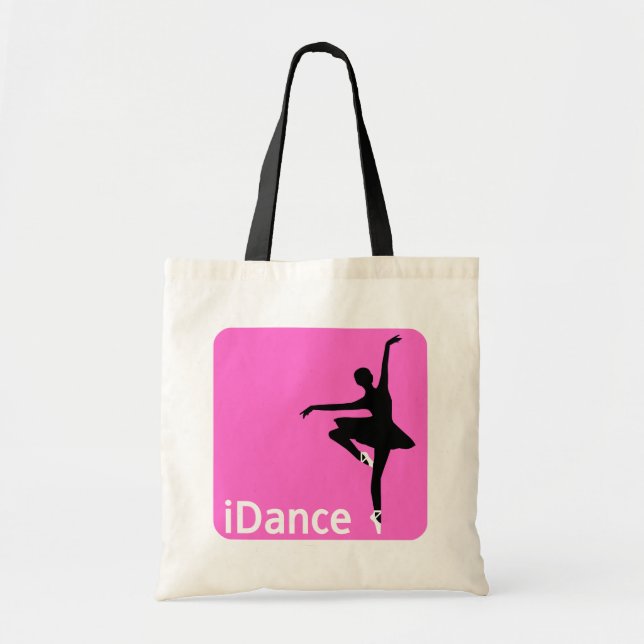 Bolsa Tote saco do iDance (eu danço) (Frente)