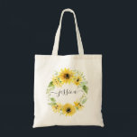 Bolsa Tote Saco do Jardim de Girassol na moda<br><div class="desc">Perfeito para um presente de chá de panela,  favor de festa de solteira,  presente de aniversário,  presente de dia de as mães - ou qualquer outra razão especial!</div>