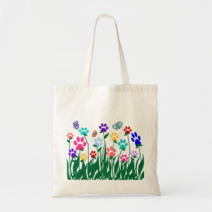 Bolsa Tote Saco do Jardim de Impressão da Paw