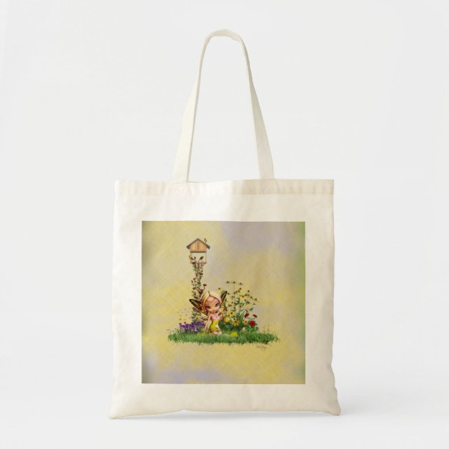 Bolsa Tote "Saco do jardim feericamente" (Frente)