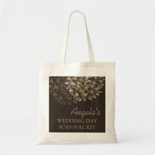 Bolsa Tote Saco do Kit de Sobrevivência do Dia do Casamento
