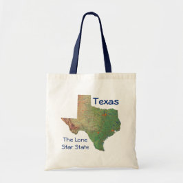 Bolsa Tote Saco do mapa do Texan