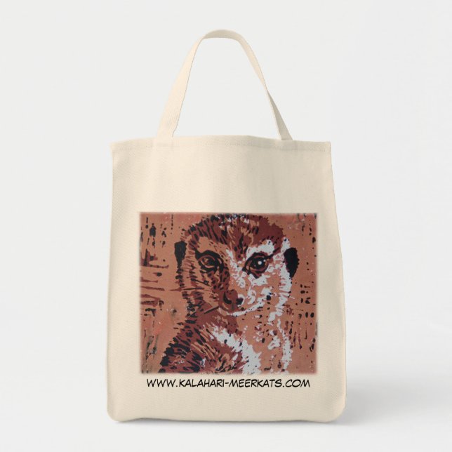 Bolsa Tote Saco do meerkat de KMP (Frente)