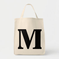SACO DO MONOGRAMA DE "M"