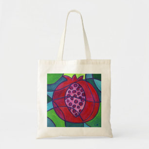 Bolsa Tote Saco do mosaico da romã