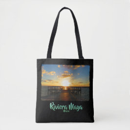 Bolsa Tote Saco do nascer do sol do Maya de Riviera