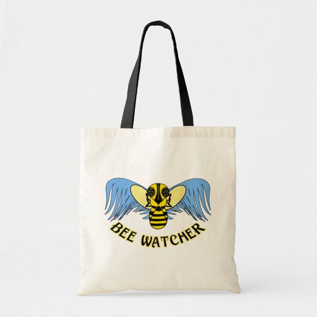 Bolsa Tote Saco do observador da abelha do anjo (Frente)