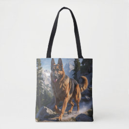 Bolsa Tote Saco do Ombro Elegante do german shepherd