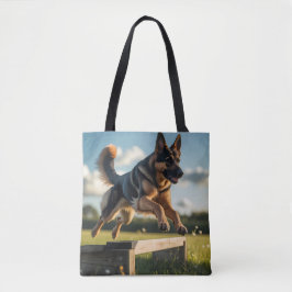 Bolsa Tote Saco do Ombro Elegante do german shepherd