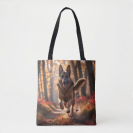 Bolsa Tote Saco do Ombro Elegante do german shepherd