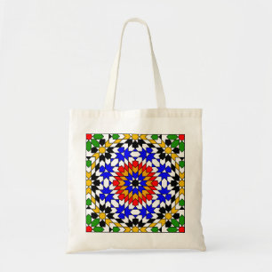 Bolsa Tote Saco do padrão geométrico islâmico