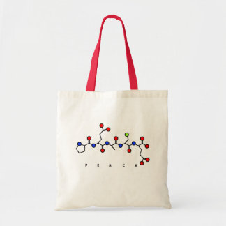Bolsa Tote saco do peptide da paz