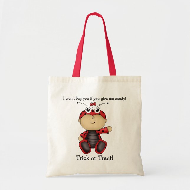 Bolsa Tote Saco do presente do Bebê-Dia das Bruxas do (Frente)