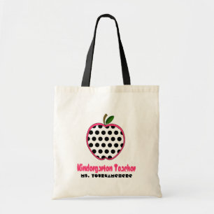Bolsa Tote Saco do professor de jardim de infância - bolinha