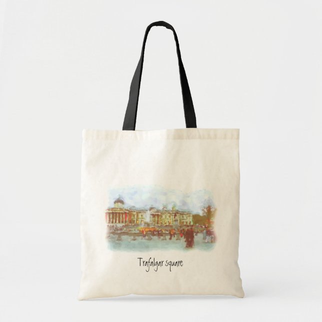 Bolsa Tote Saco do quadrado de Trafalgar (Frente)