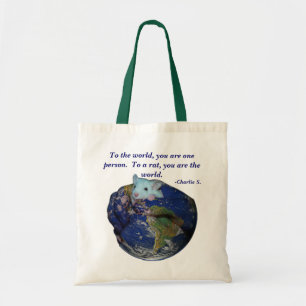 Bolsa Tote Saco do rato do mundo