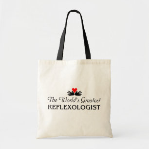 Bolsa Tote Saco do Reflexologist do mundo o grande
