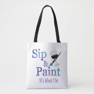 Bolsa Tote Saco do sorvo e da pintura