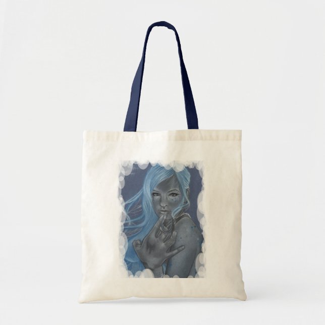 Bolsa Tote Saco do toque da sereia (Frente)