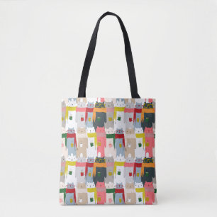 Bolsa Tote Saco do Toque de Ursos Adoráveis
