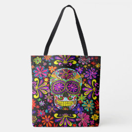 Bolsa Tote Saco do Toque do Crânio do Açúcar