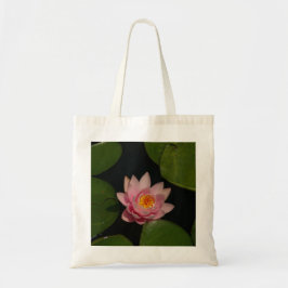 Bolsa Tote Saco do Toque Waterlily do Lotus Rosa