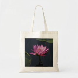 Bolsa Tote Saco do Toque Waterlily do Lotus Rosa