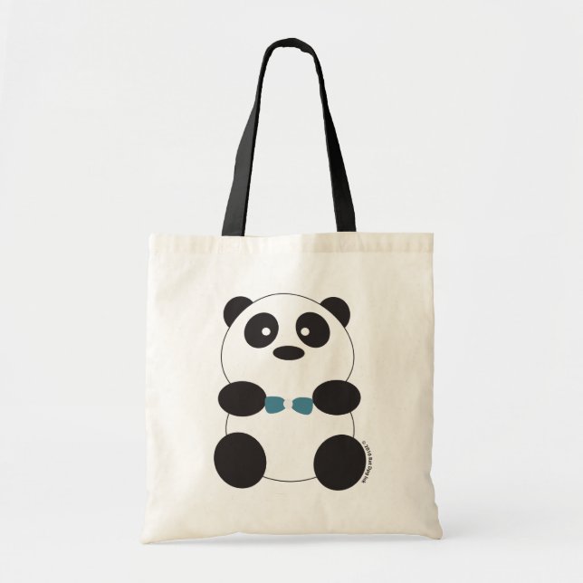 Bolsa Tote Saco do urso de panda (Frente)
