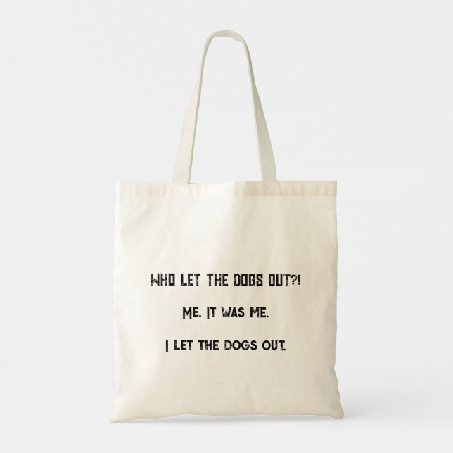 Bolsa Tote Saco Dogs Sun (Verso)