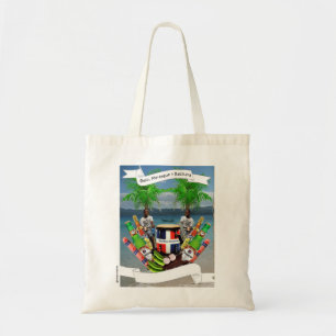 Bolsa Tote Saco dominiquense do orgulho
