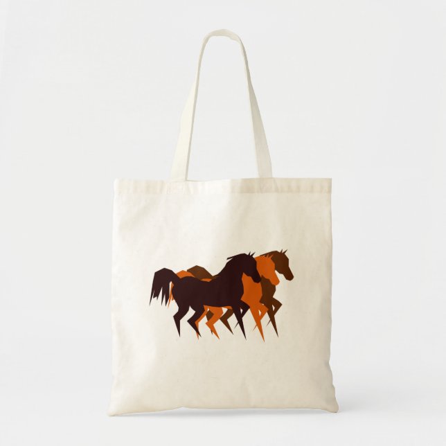Bolsa Tote Saco dos cavalos da dança (Frente)