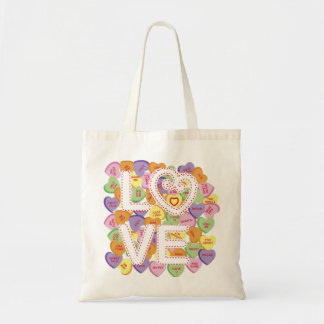 Bolsa Tote Saco dos corações da conversação do amor
