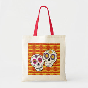 Bolsa Tote Saco dos crânios do açúcar da luz do sol
