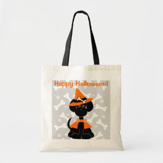 Bolsa Tote Saco dos doces do Dia das Bruxas - cão de LeiLani