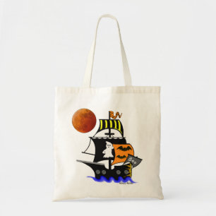 Bolsa Tote Saco dos doces do Dia das Bruxas do pirata