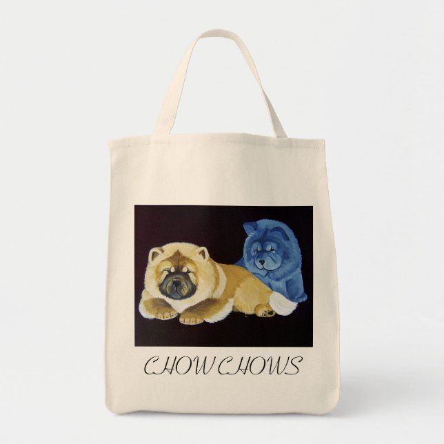 Bolsa Tote Saco dos filhotes de cachorro da comida (Frente)