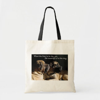 Bolsa Tote Saco dos pares do Mastiff