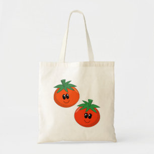 Bolsa Tote Saco dos tomates dos desenhos animados