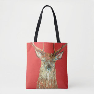 Bolsa Tote Saco Escocês Sobre O Saco De Toque De Pintura Ver