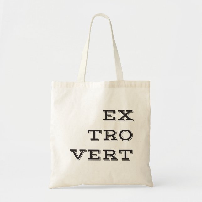 Bolsa Tote Saco Extrovertido (Frente)
