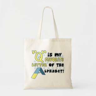 Bolsa Tote Saco favorito da letra Q